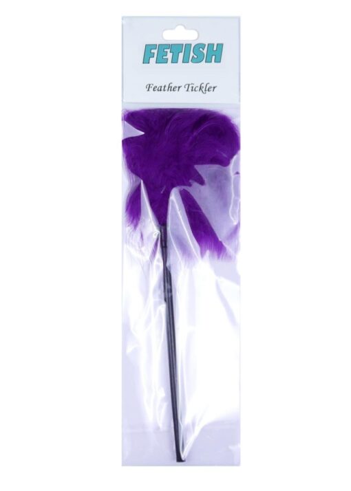 Feather tickler fioletowy - b - series fetish, piórko do łaskotania - obrazek 2
