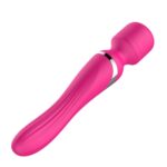 Stymulator – B Series, podwójny masażer silikonowy – pulsator, USB, 7+7 funkcji (różowy) - obrazek 5