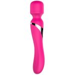 Stymulator – B Series, podwójny masażer silikonowy – pulsator, USB, 7+7 funkcji (różowy) - obrazek 7