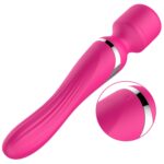 Stymulator – B Series, podwójny masażer silikonowy – pulsator, USB, 7+7 funkcji (różowy) - obrazek 8