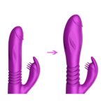 Wibrator silikonowy USB 10 funkcji + funkcja rozszerzania i penetracji - obrazek 3