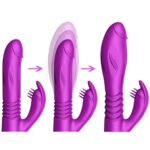 Wibrator silikonowy USB 10 funkcji + funkcja rozszerzania i penetracji - obrazek 4