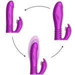 Wibrator silikonowy USB 10 funkcji + funkcja rozszerzania i penetracji - obrazek 5