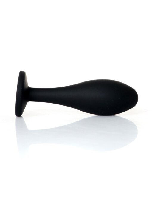 Silicone Plug – przezroczysty korek analny, rozmiar M - obrazek 3