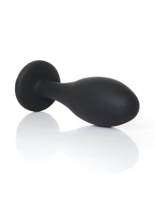 Silicone Plug – przezroczysty korek analny, rozmiar M - obrazek 4
