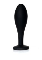 Silicone Plug – przezroczysty korek analny, rozmiar M - obrazek 5