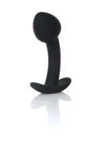 Silicone Curved Plug – S – silikonowy korek analny, rozmiar S, wyprofilowany - obrazek 2