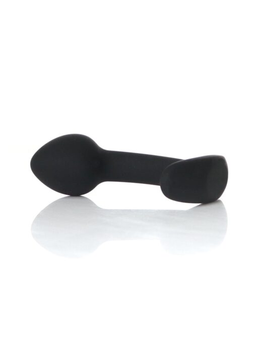 Silicone Curved Plug – S – silikonowy korek analny, rozmiar S, wyprofilowany - obrazek 4