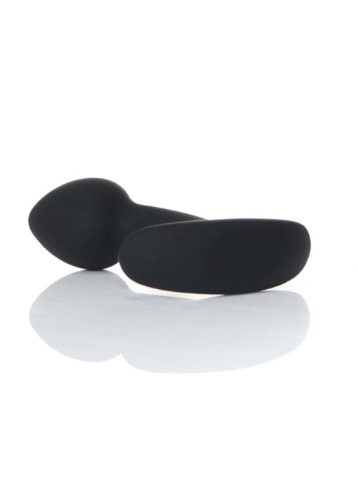 Silicone Curved Plug – S – silikonowy korek analny, rozmiar S, wyprofilowany - obrazek 5