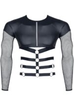 Męski t-shirt black s - obrazek 3