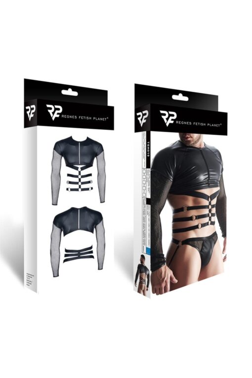 Męski t-shirt black s - obrazek 5
