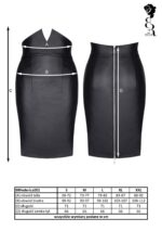 Bielizna - brfederica001 spódnica czarna rozmiar l - obrazek 10