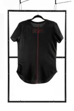T-shirt men black m fashion - obrazek 2