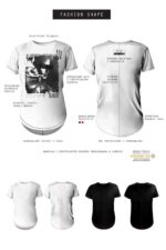T-shirt men white s fashion - obrazek 5