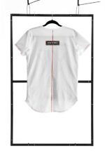T-shirt men white m fashion - obrazek 2