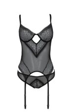 Bielizna-denerys corset black xxl/xxxl - obrazek 3