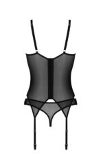 Bielizna-denerys corset black xxl/xxxl - obrazek 4