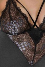 Bielizna-giorgia chemise black s/m - casmir - obrazek 3