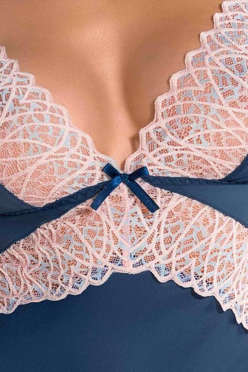 Bielizna-selina chemise navy blue l/xl - casmir - obrazek 3
