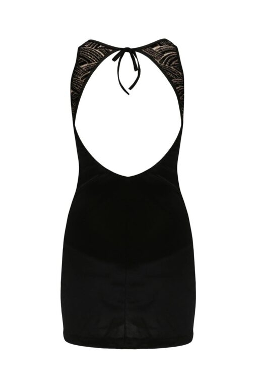 Bielizna-lara chemise black s/m - casmir - obrazek 4