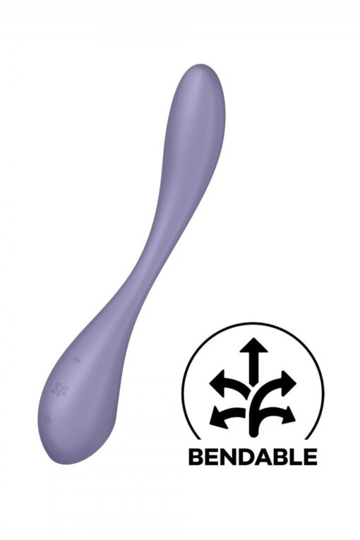 G-Spot Flex 5+ – liliowy wibrator punktu G - obrazek 2