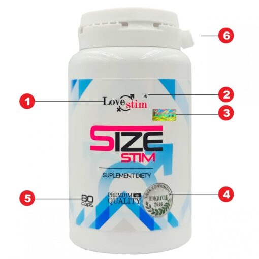 Suplement diety Size Stim – 80 kapsułek - obrazek 2