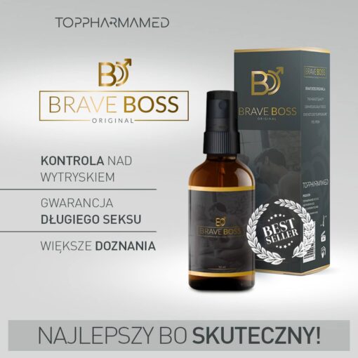 Brave boss original spray 50 ml, na opóźnienie wytrysku - obrazek 5