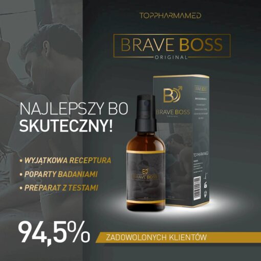 Brave boss original spray 50 ml, na opóźnienie wytrysku - obrazek 6
