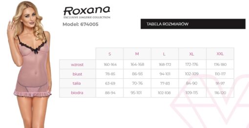 Koszulka i stringi 6740 m - obrazek 4