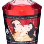 Shunga Strawberry Wine olejek o smaku truskawkowe wino 100 ml