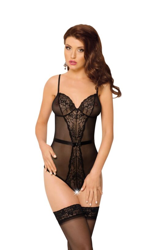 Linda – czarna bielizna – M/L - obrazek 2