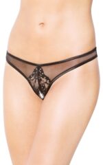 Stringi 2442 – czarne S/M - obrazek 2
