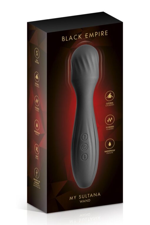 Wibrator różdżka My Sultana – czarny, Empire, USB - obrazek 2