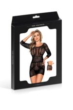 Mesh dress h3192 black (size: tu) - obrazek 4