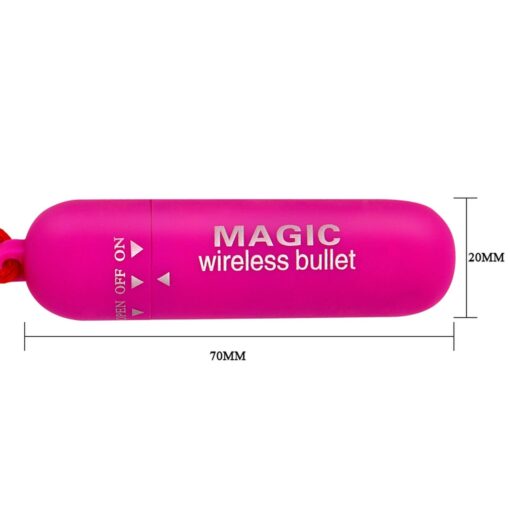 Baile – Magic Wireless Bullet, wibrujący stymulator zdalny - obrazek 4