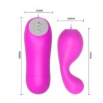 Baile Mini Love Eggs – jajeczka wibrujące, 12 funkcji wibracji - obrazek 4