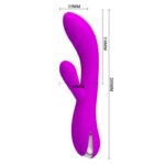Pretty Love – Wilbur, 12 funkcji wibracji – nowoczesny wibrator z bogatą paletą programów - obrazek 4