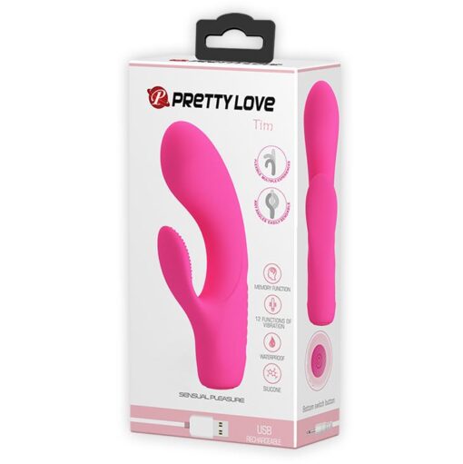 Pretty love – Tim – wibrator, 12 funkcji, pamięć, USB - obrazek 10