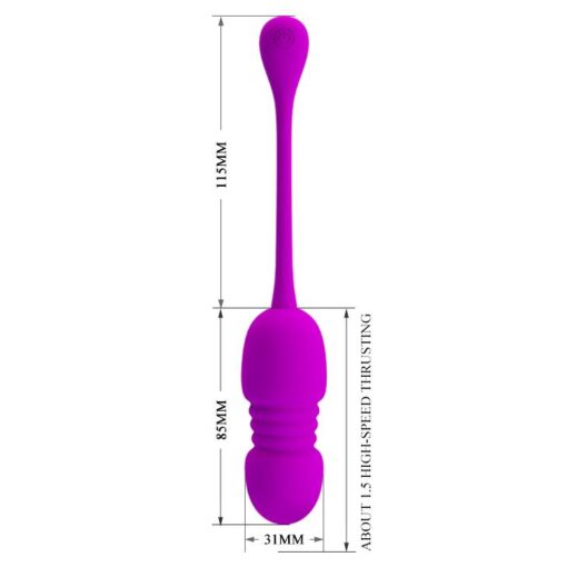 Pretty love – Callieri – wibrator, 12 funkcji wibracji, 12 trybów posuwania, pamięć, pilot - obrazek 4