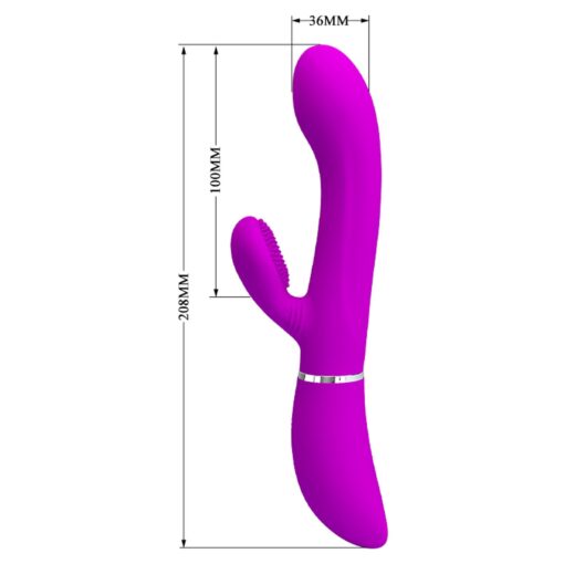 Pretty Love – wibrator łechtaczkowy, 12 funkcji, pamięć + 4 tryby lizania - obrazek 6