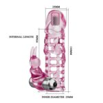Baile – nasadka na penisa Ultimate Love Sleeve, wibracje, 10 funkcji - obrazek 3