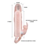 Baile – Brave Man Skin – wibrator realistyczny 5,91", regulacja - obrazek 3