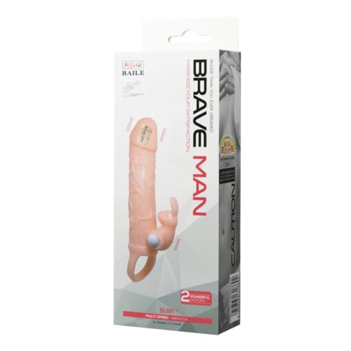 Baile – Brave Man Skin – wibrator realistyczny 5,91", regulacja - obrazek 7