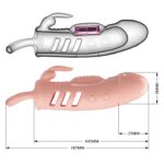 Pretty love – Sloane, nakładka na penisa, wibracje – rękaw z wibracjami - obrazek 6