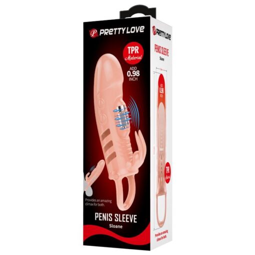 Pretty love – Sloane, nakładka na penisa, wibracje – rękaw z wibracjami - obrazek 7