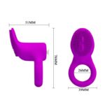 Pretty Love – Cobra Fioletowa – stymulator z funkcją wibracji - obrazek 5