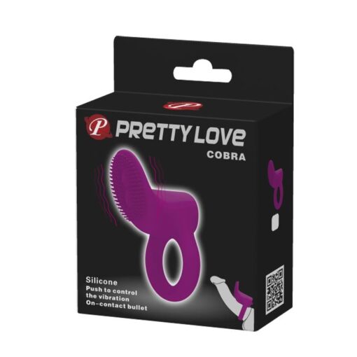 Pretty Love – Cobra Fioletowa – stymulator z funkcją wibracji - obrazek 8