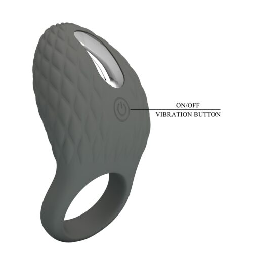 Pretty love – Master Ring, 7 wibracji, pamięć – pierścień erekcyjny z pamięcią - obrazek 7