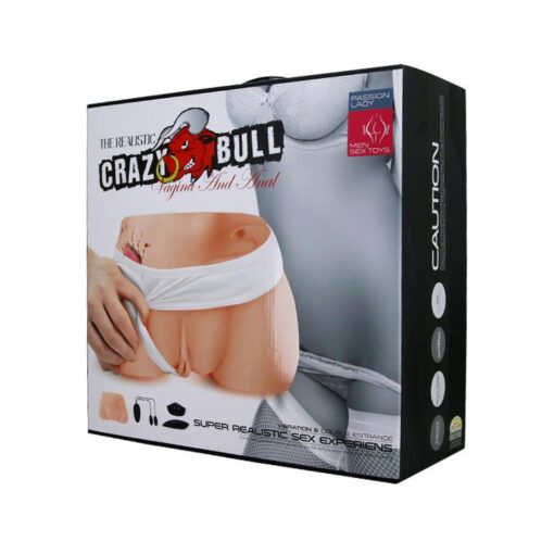 Crazy Bull – realistyczna pochwa i anus z funkcją wibracji - obrazek 4