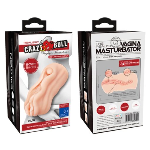 Crazy Bull – Ava, realistyczna wagina z TPR - obrazek 11